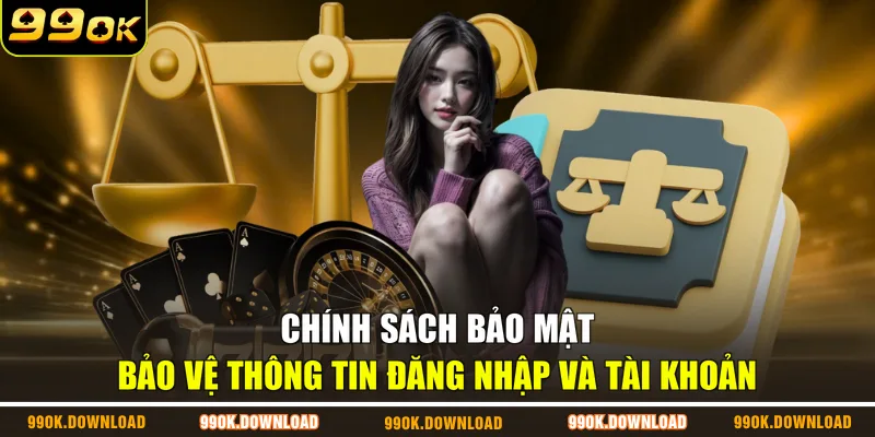 Chính sách bảo mật bảo vệ thông tin đăng nhập và tài khoản